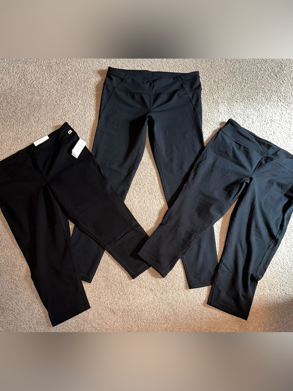 NWT GapFit Active Legging Bundle - Sz L, Black